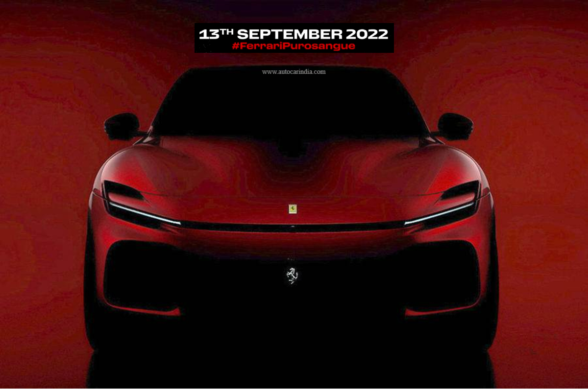 Ferrari Purosangue SUV to be revealed on September 13